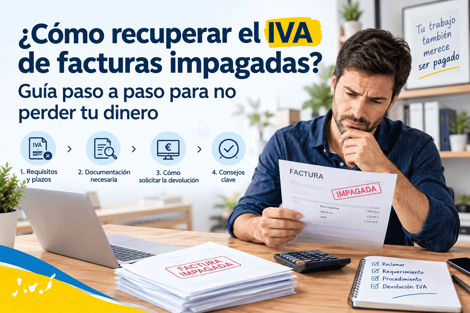 ¿Cómo recuperar el IVA de facturas impagadas? Guía paso a paso para no perder tu dinero